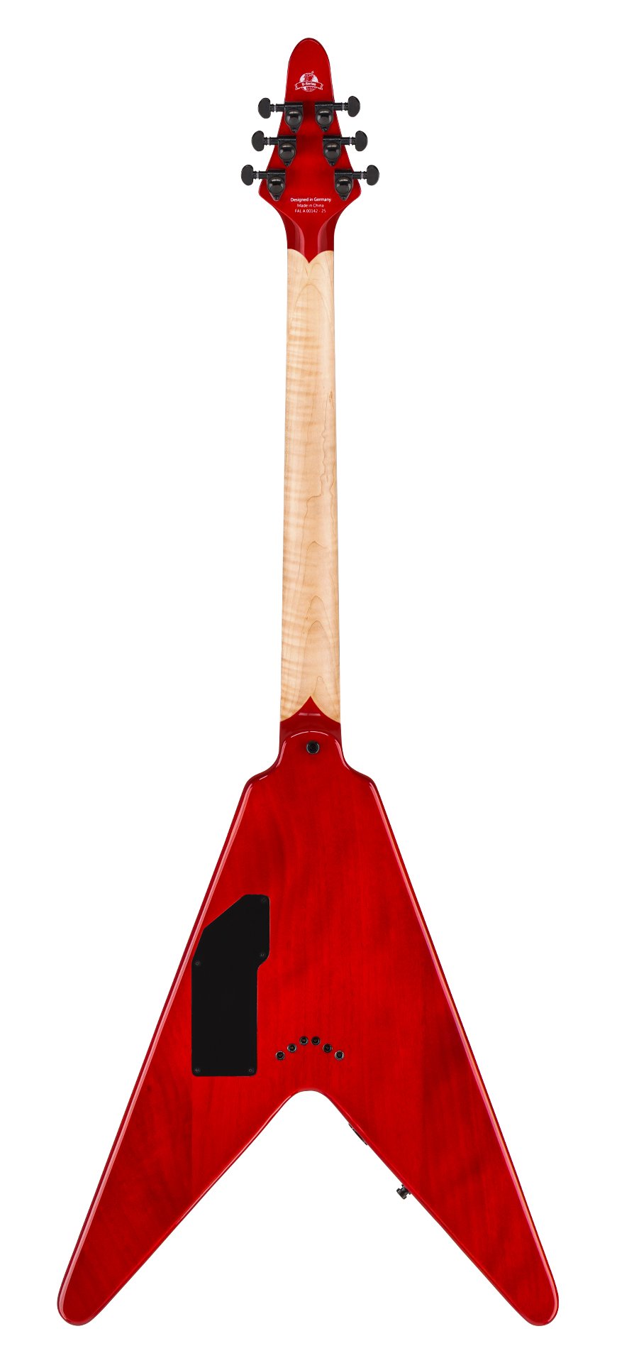 Artist Line Shark WH-1 - Majesty Red Blackburst Transparent High Polish E-Gitarre